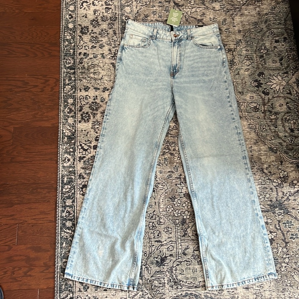 H&M Wide High Waist Jeans